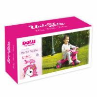 Dolu Unicorn Kids Girls My First Trike Ride On - Pink - Image 2