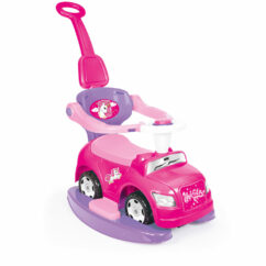 Dolu Unicorn Step Car 4-In-1 Kids Girls Ride On Toy - Pink