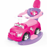 Dolu Unicorn Step Car 4-In-1 Kids Girls Ride On Toy - Pink - Image 2