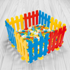 Dolu Kids Garden Play Fence Multi Colour Indoor Outdoor