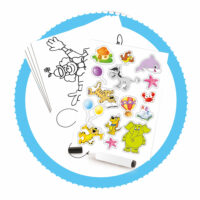 Dolu Multi Colour Foldable Jumbo Easel Kids Drawing Board - Image 4