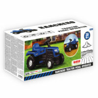 Dolu Ranchero Tractor, Pedal Operated Kids Ride On Vehicle - Blue - Image 2