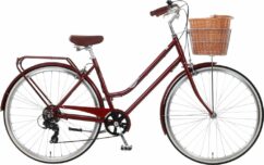 Dawes Duchess Deluxe Ladies Heritage Bike, Burgundy - 19" Frame, 700c