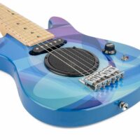 Academy of Music Kids Electric Guitar with Speaker, 30" - Purple Swirls - Image 4