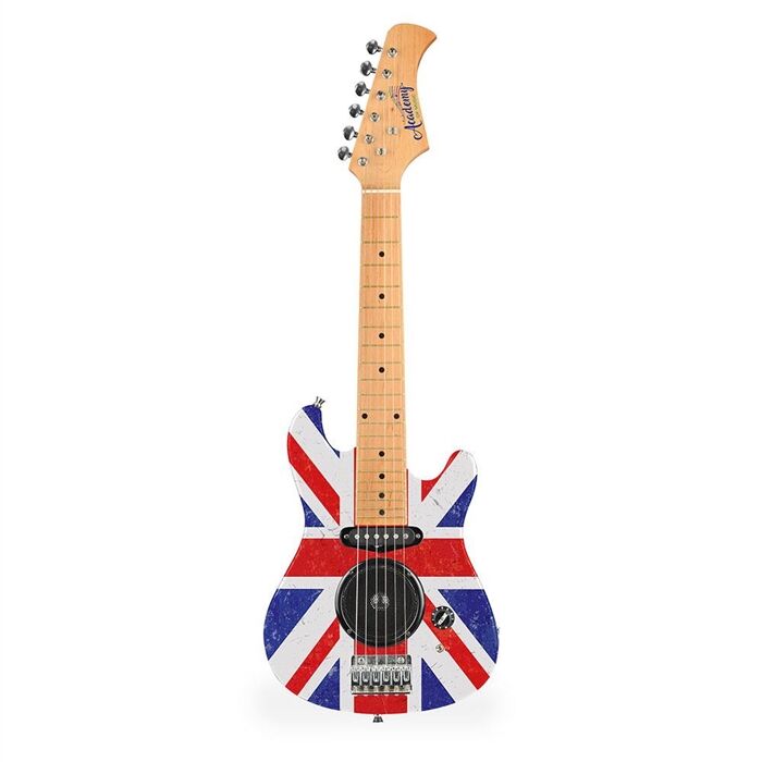 Academy of Music Kids Electric Guitar with Speaker, 30" - Union Jack