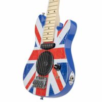 Academy of Music Kids Electric Guitar with Speaker, 30" - Union Jack - Image 3