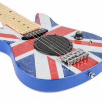 Academy of Music Kids Electric Guitar with Speaker, 30" - Union Jack - Image 4