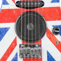Academy of Music Kids Electric Guitar with Speaker, 30" - Union Jack - Image 5