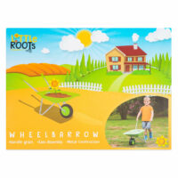 Little Roots Wheel Barrow Kids Junior Outdoor Garden Toys Playset - Image 9