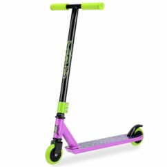 Xootz Junior Kids Alloy In-Line Stunt Scooter - Toxic Purple