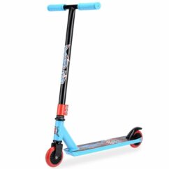 Xootz Junior Kids Alloy In-Line Stunt Scooter - Slasher Blue