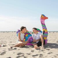 Bestway Pop Art Ostrich Rider Inflatable Beach Swimming Pool Floater - Image 4