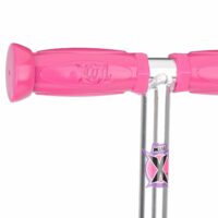 Xootz Kids Alloy Tilt Turn Mini Tri Scooter - Pink - Image 3