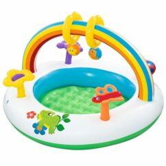 Bestway Rainbow Go & Grow Activity Gym Toddler Baby Inflatable Playpen