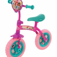 Disney Princess 2-In-1 10" Training Balance Bike - Pink - Image 2