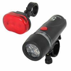 ETC High Beamer Tailbright Twinset 5 LED Front and Rear Bike Lights