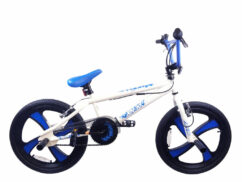 IMPERFECT XN-10-20 BMX Unisex Freestyle Stunt Bike 20" - White/Blue