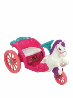 Disney Princess Dream Horse & Carriage 6v Battery Operated Kids Ride On