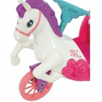 Disney Princess Dream Horse & Carriage 6v Battery Operated Kids Ride On - Image 3