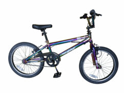 XN Beast Neo Chrome Jet Fuel 20" Kids Freestyle BMX Spoked Wheel, Single Speed, 360 Gyro