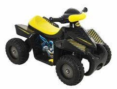 Batman Kids Electric Mini Quad Ride On Black - 6V Battery Powered