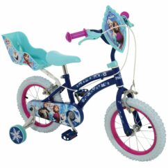 MV Disney Frozen My First 14" Bike - Navy/Pink