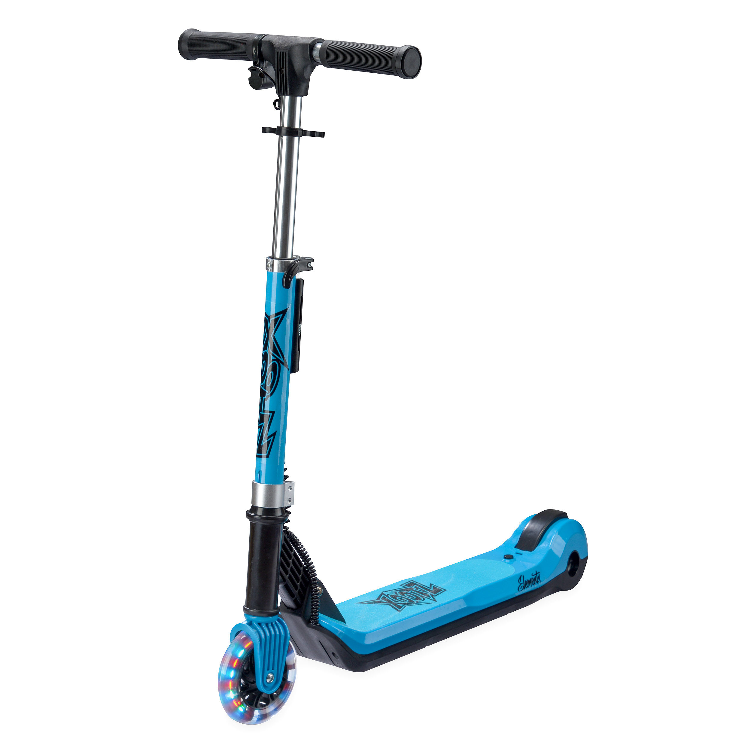 Xootz Element Junior Folding Electric Scooter Ride On, 12V - Blue