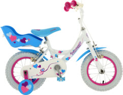 Dawes Princess Kids Girls Bike, 12" Wheel, Single Speed - White