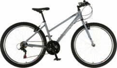 Claud Butler Edge Low Step Ladies Mountain Bike, 26" Wheel, 18 Speed - Grey