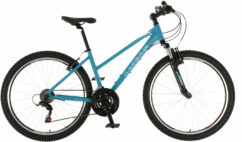 Claud Butler Edge HT Low Step Ladies Mountain Bike, 26" Wheel, 18 Speed - Blue