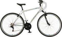 Claud Butler EXP Mens Alloy Hybrid Bike, 700c Wheel, 18 Speed - Pearl White