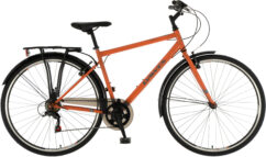 Dawes Sahara Mens Commuter Hybrid Bike, 700c Wheel, 6 Speed - Orange