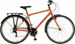 Dawes Sahara Mens Commuter Hybrid Bike, 700c Wheel, 6 Speed - Orange