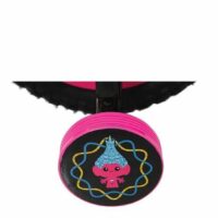 Dreamworks Trolls 2 World Tour 14" Girls Bike, Single Speed, Stabilisers - Black/Pink - Image 3
