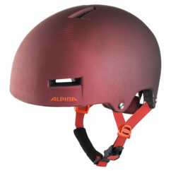Alpina Airtime Commuter BMX Bike Helmet, 6 Vents - Indigo/Cherry