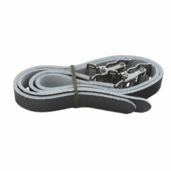 Leather Pedal Straps - Black