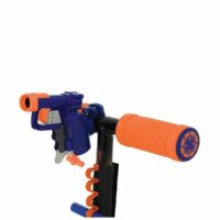 Nerf Blaster In-Line Scooter Kids Ride On with Nerf Cannon - Blue - Image 2