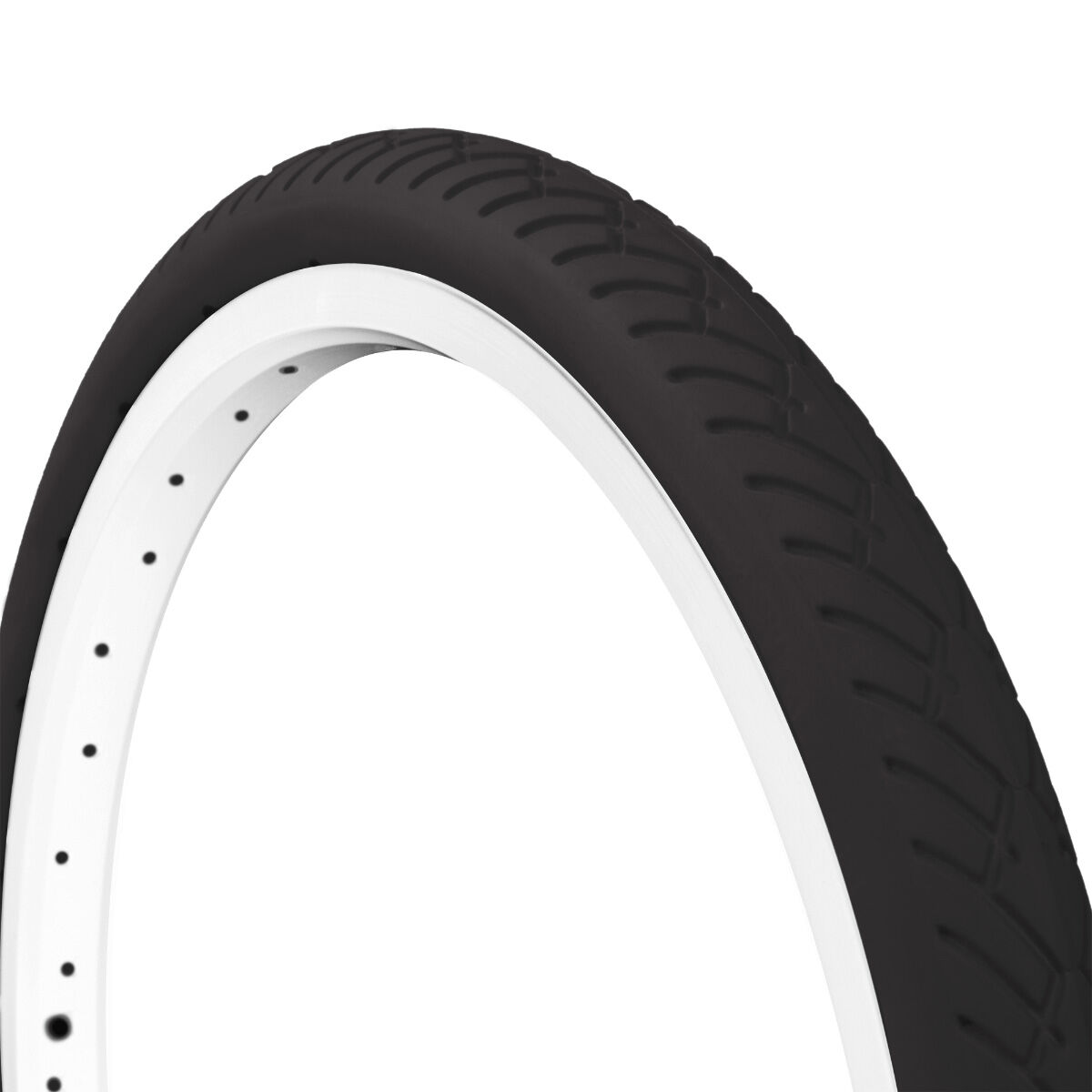 Tannus Aither II Mini Velo 32-305 Junior Bike Tyre, Midnight Black - 16" x 1.25