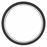 Tannus Aither II Razor City Bike Tyre, Midnight Black - 26" x 1.75 - Image 5
