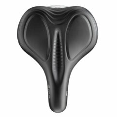 Velo Voam Ray Foam Gel Comfort Bike Saddle, Black - 256 x 191mm