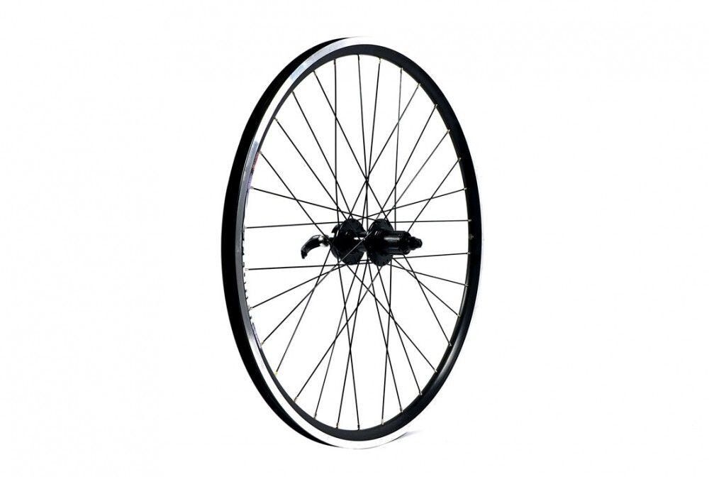 ETC MTB Bike Q/R Alloy Rear Wheel, Silver - 26" x 1.75