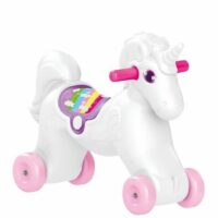 Dolu Unicorn Rocking Horse / Kids Ride On 2-In-1 - Image 3