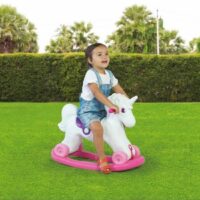 Dolu Unicorn Rocking Horse / Kids Ride On 2-In-1 - Image 6
