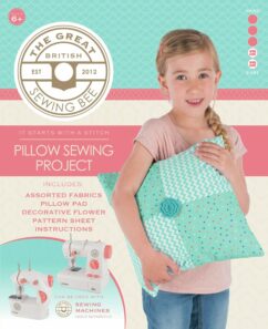 Great British Sewing Bee - Pillow Kit, Kids DIY Educational Toy Crafts Kit