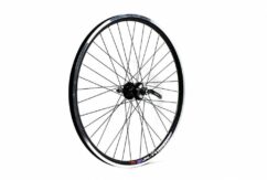 ETC MTB Bike Quick Release Double Wall Cassette Alloy Rear Wheel, Black - 26" x 1.75