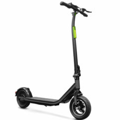 Li-Fe 350 Air Adult Folding Electric Scooter, 350w, 7.5Ah 36v Battery - Black/Green