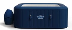 Lay-Z-Spa Hawaii AirJet Outdoor Inflatable Hot Tub Jacuzzi - Blue