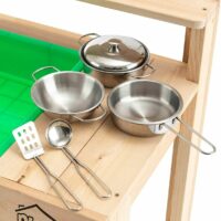 Toyrific Mucky Mud Kitchen Kids Outdoor Play Bench Set - Image 2