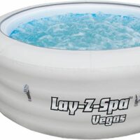 Lay-Z-Spa Vegas AirJet Outdoor Inflatable Hot Tub Jacuzzi - White - Image 2