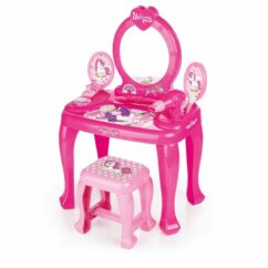 Dolu Unicorn Vanity Table & Stool Kids Roleplay Set